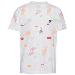 Boys' Grade School - Nike Food All Over Print T-Shirt - White/Multicolor