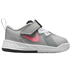 Boys' Toddler - Nike Lebron XVIII Low - Light Smoke Gray/Sunset Pulse/Black