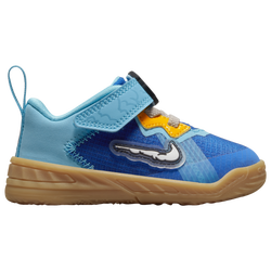 Boys' Toddler - Nike Lebron XVIII Low - Racer Blue/White/University Gold