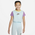 Nike Crop T-Shirt - Girls' Grade School Glacier Blue/Violet Shock/Black
