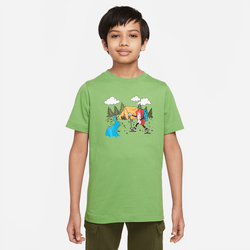 Boys' Grade School - Nike NSW Boxy 1 T-Shirt - Blue/Black