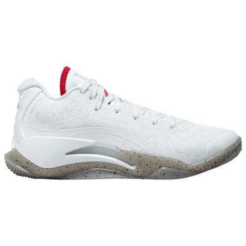 

Boys Jordan Jordan Zion 3 - Boys' Grade School Basketball Shoe White/University Red/Grey Size 06.0