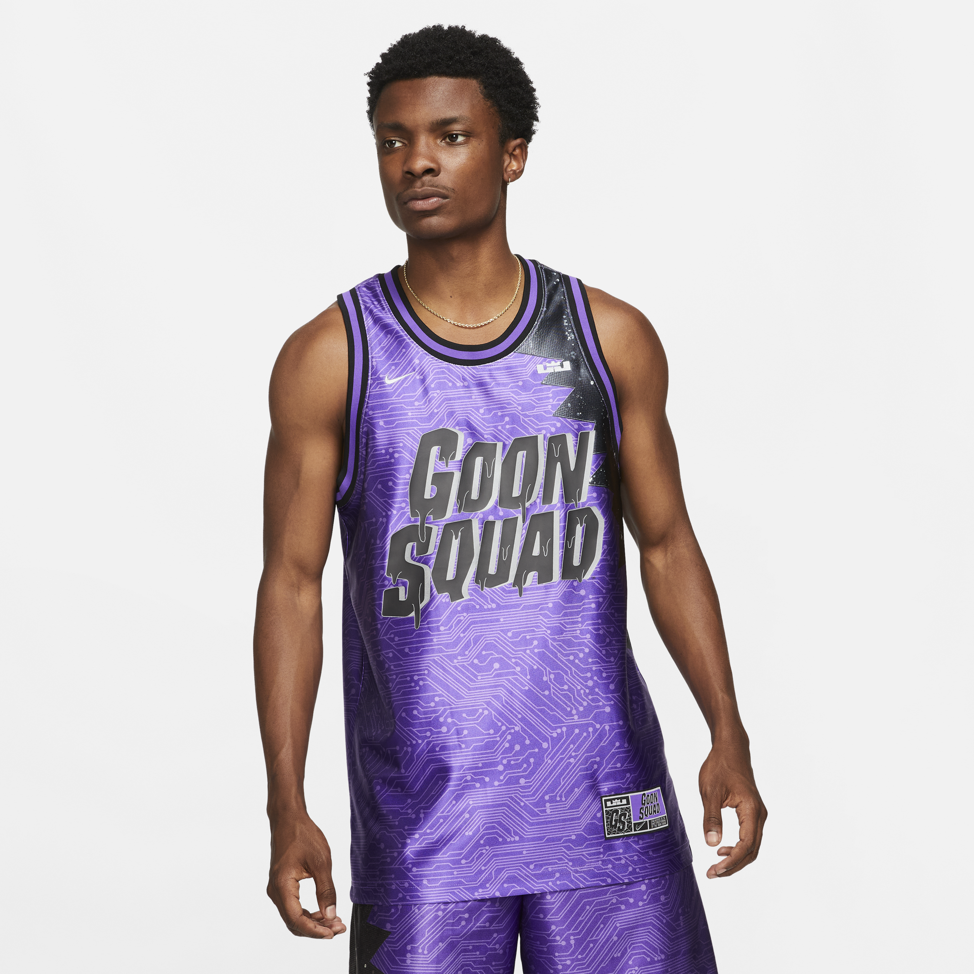 Nike DM2982-434 Tune Squad Space Jam 2 DNA Reversible Jersey Youth