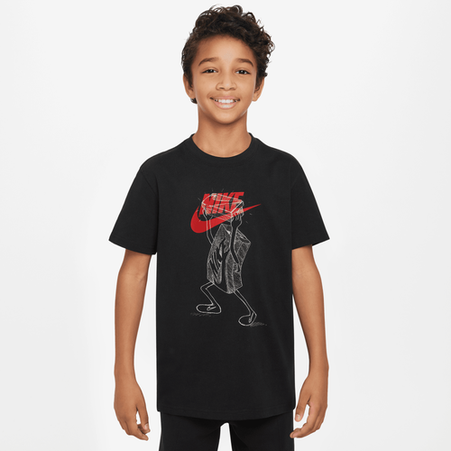 

Boys Nike Nike NSW '23 Boxy T-Shirt - Boys' Grade School Black Size S
