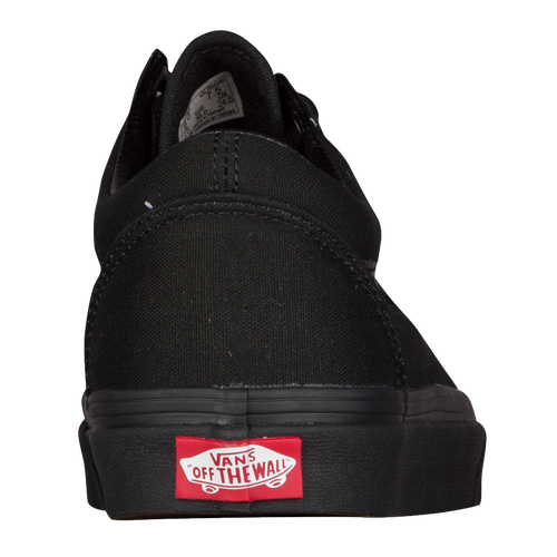 Vans black school shoes sales