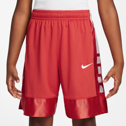 Boys' Grade School - Nike Dri-FIT Elite 23 Stripe Shorts - White/Red