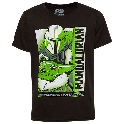 

Boys Star Wars Star Wars Mando Glow Culture T-Shirt - Boys' Grade School Black/Black Size XL