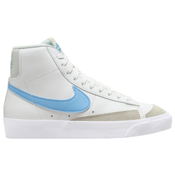 Boys' Grade School - Nike Blazer Mid '77 - Blue/Grey/White