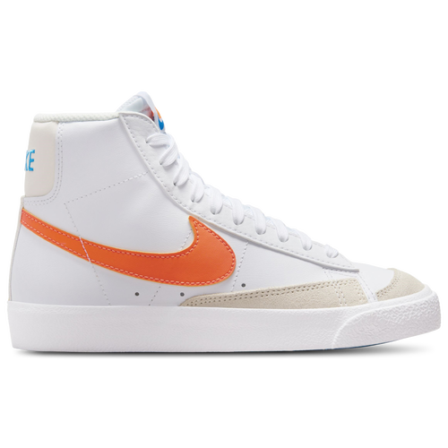 

Nike Boys Nike Blazer Mid '77 - Boys' Grade School Basketball Shoes White/Total Orange/Photo Blue Size 7.0