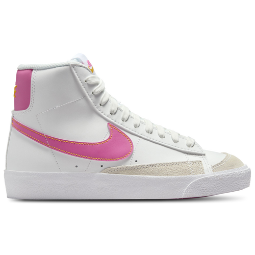 

Nike Boys Nike Blazer Mid '77 - Boys' Grade School Basketball Shoes Summit White/Pinksicle/University Gold Size 4.5