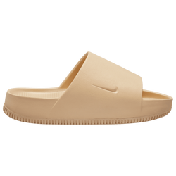 Men's - Nike Calm Slides - Beige/Beige