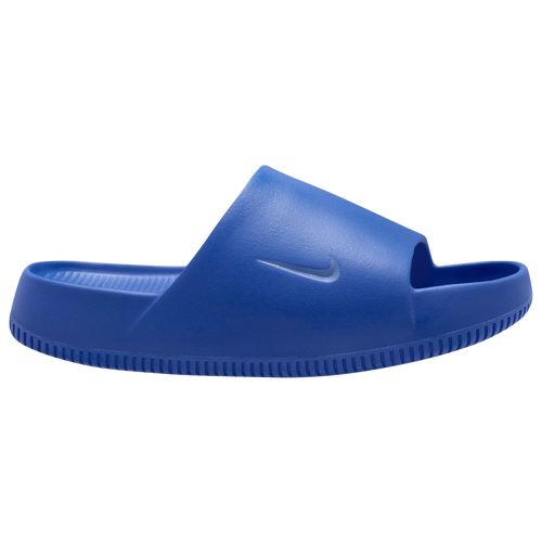 Shop Nike Mens  Calm Slides In Game Royal/game Royal