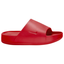 Men's - Nike Calm Slides - University Red/University Red