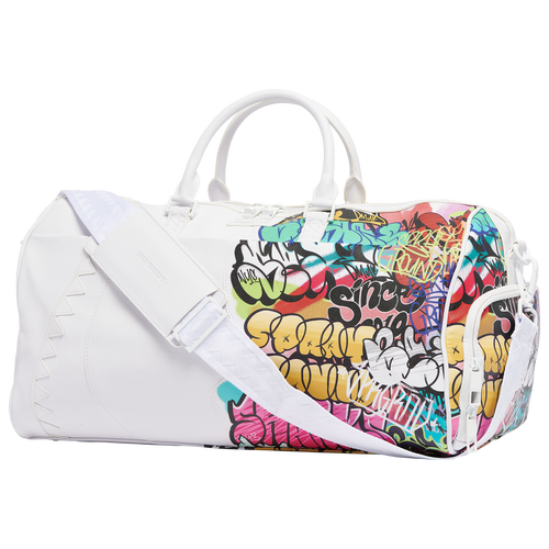 

Sprayground Sprayground Halfgraff Duffle - Adult White Size One Size