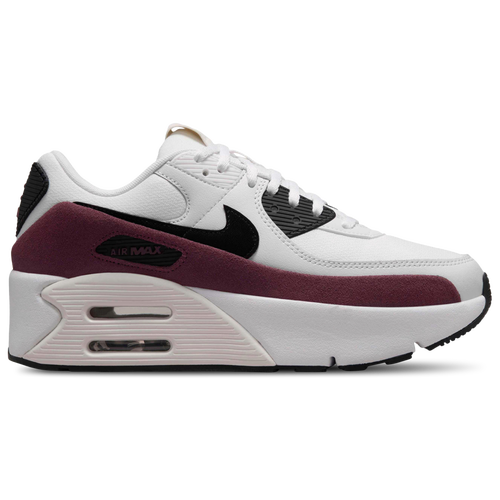 

Nike Womens Nike Air Max 90 LV8 - Womens Shoes Black/Sail/Night Maroon Size 07.5