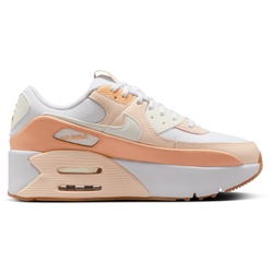 Women's - Nike Air Max 90 LV8 - Sail/White/Barely Orange