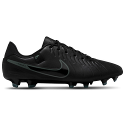 Men's - Nike Legend 10 Academy FG/MG - Black/Black/Deep Jungle