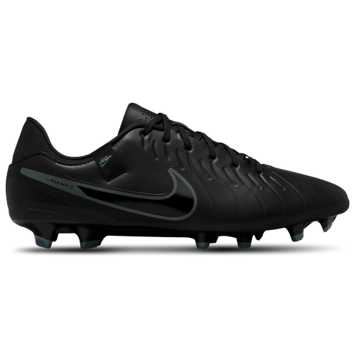 

Nike Mens Nike Legend 10 Academy FG/MG - Mens Soccer Shoes Black/Black/Deep Jungle Size 10.5