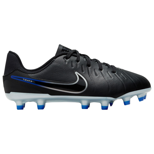 

Nike Boys Nike Legend 10 Academy FG/MG - Boys' Grade School Soccer Shoes Black/Hyper Royal/Chrome Size 03.5