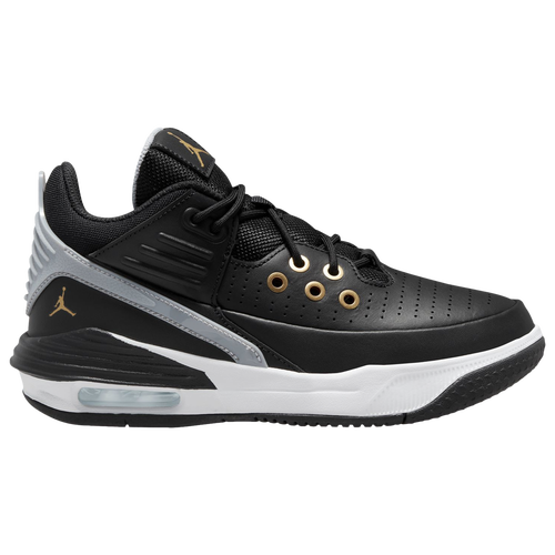 

Jordan Boys Jordan Jordan Max Aura 5 - Boys' Grade School Basketball Shoes Black/Metallic Gold/White Size 7.0