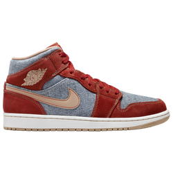 Men's - Jordan AJ 1 Mid SE Utility - Maroon/Tan/White