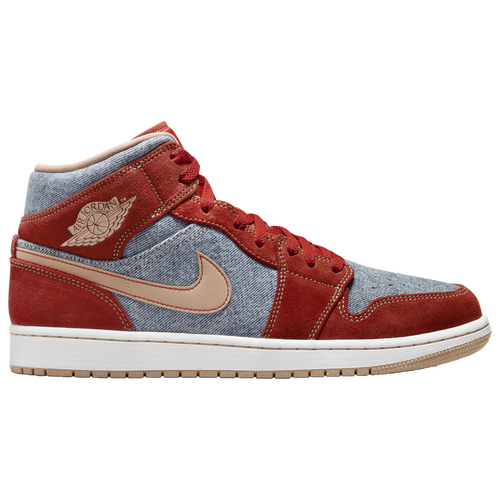 MENS - Jordan AJ 1 Mid SE Utility - Maroon/Tan White