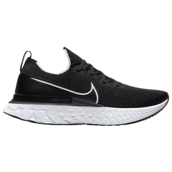Men's - Nike React Infinity Run Flyknit - Black/White/Dark Grey