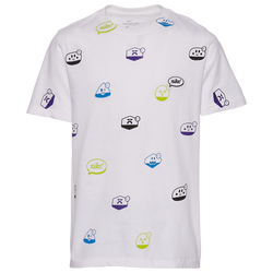 Boys' Grade School - Nike Airmoji All Over Print T-Shirt - White/Multi