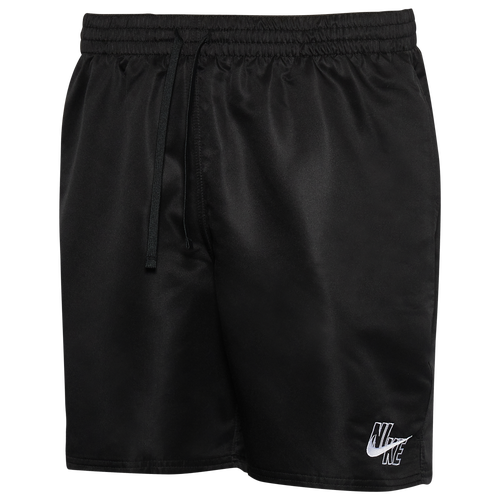 

Nike Essential Logo 7" Shorts - Mens Black/White Size L