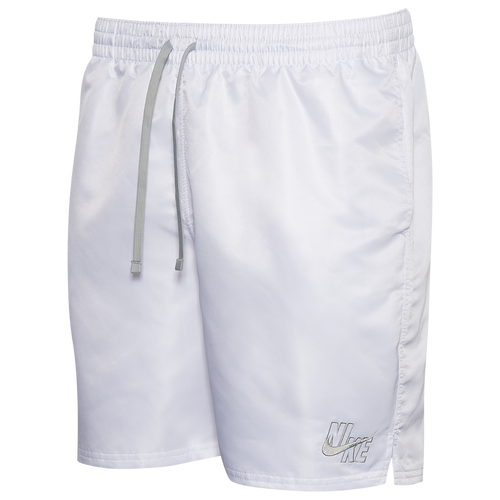 

Nike Essential Logo 7" Shorts - Mens White/Grey Size S