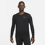 Nike Dri-Fit UV Miler Top Long Sleeve - Men's Black/Reflective Silver