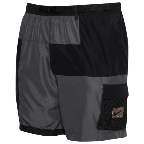 

Nike Mens Nike Belted Cargo 7" Shorts - Mens Black/Grey Size M