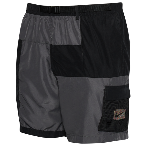 

Nike Belted Cargo 7" Shorts - Mens Grey/Black Size XL