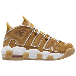 Boys' Grade School - Nike Air More Uptempo - Brown/Brown
