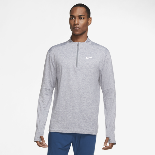 

Nike Mens Nike Dri-FIT Top Half-Zip - Mens Reflective Silver/Grey Fog/Smoke Grey Size L