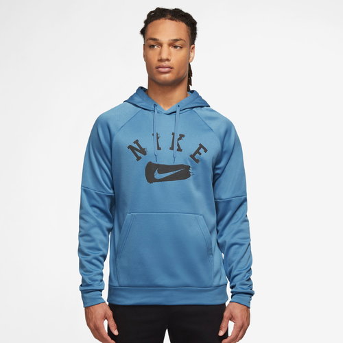 

Nike Mens Nike Therma Baseball Graphic Hoodie - Mens Dutch Blue Size M
