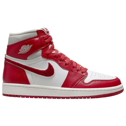 

Jordan Womens Jordan Retro 1 High OG - Womens Basketball Shoes Light Oreo/White/Red Size 6.5