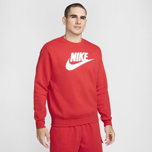 

Nike Mens Nike NSW Club BB Crew - Mens University Red Size XL