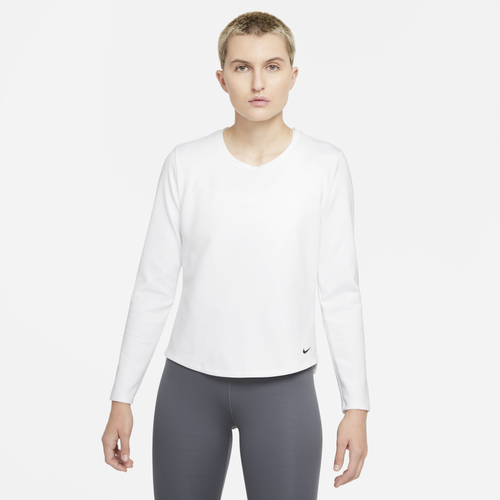 

Nike Womens Nike One TF Long Sleeve Top - Womens White Size XS