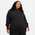 Nike Plus Size Style Fleece Pullover Hoodie - Women's Black/White