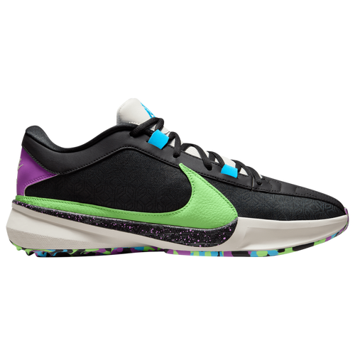 Shop Nike Mens  Zoom Freak 5 In Black/fuchsia Dream/baltic Blue