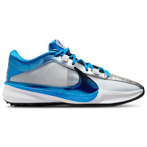 

Nike Mens Nike Zoom Freak 5 - Mens Basketball Shoes Photo Blue/Black/Metallic Silver Size 11.0