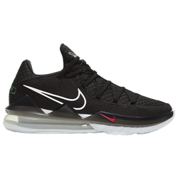 Men's - Nike LeBron 17 Low - Black/Multi-Color/White