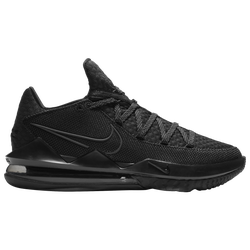 Men's - Nike LeBron 17 Low - Black/Black/Black