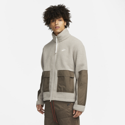 Men's - Nike SPE+ Sherpa Full-Zip Jacket - Grey/Grey