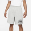 Nike Standard Issue Fleece Shorts - Men's Dk Grey Heather/Black