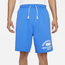 Nike Standard Issue Fleece Shorts - Men's Blue/Beige