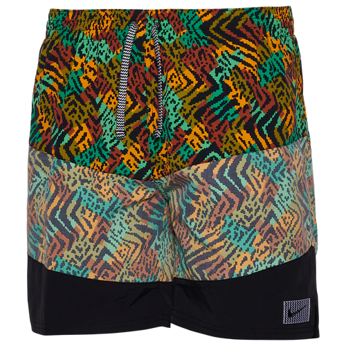 

Nike Wild All Over Print 7" Shorts - Mens Black/Orange Size S