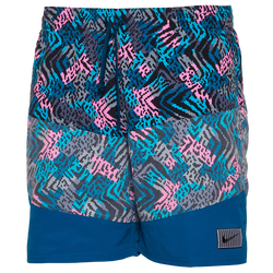 Men's - Nike Wild All Over Print 7" Shorts - Green/Pink