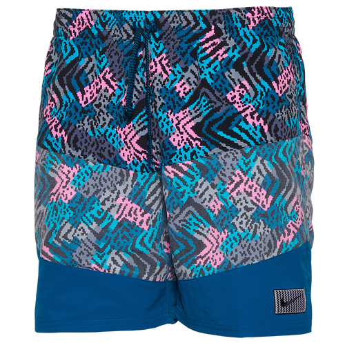 

Nike Wild All Over Print 7" Shorts - Mens Green/Pink Size XL